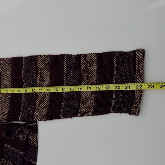 Striped Brown and Tan Sweater - Picture 7 of 7